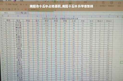 南阳市十五中占地面积,南阳十五中升学率怎样