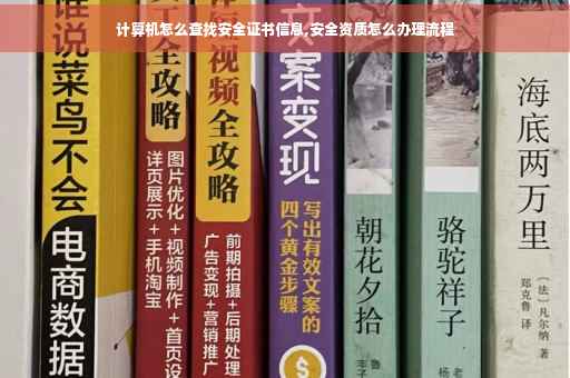 计算机怎么查找安全证书信息,安全资质怎么办理流程