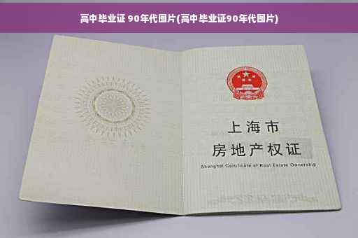 高中毕业证 90年代图片(高中毕业证90年代图片)