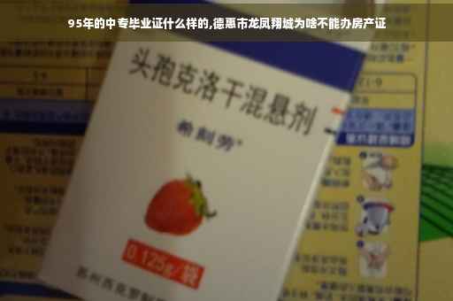 95年的中专毕业证什么样的,德惠市龙凤翔城为啥不能办房产证