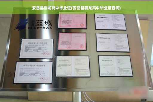 安岳县驯龙高中毕业证(安岳县驯龙高中毕业证查询)