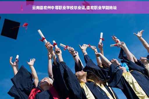 云南德宏州中等职业学校毕业证,德宏职业学院地址