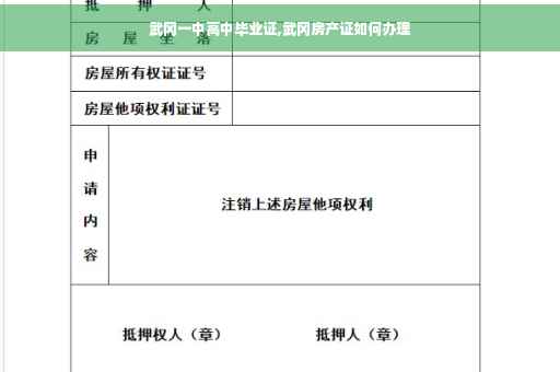 武冈一中高中毕业证,武冈房产证如何办理