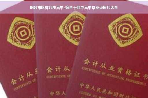 烟台市区有几所高中-烟台十四中高中毕业证图片大全