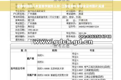 宜春学院是几本宜春学院怎么样-江西宜春中专毕业证书图片高清