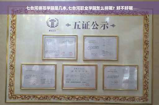 七台河师范学院是几本,七台河职业学院怎么样呢？好不好呢