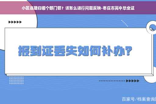 小区违建归哪个部门管？该怎么进行问题反映-枣庄市高中毕业证