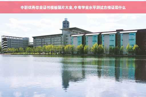 中职优秀毕业证书模板图片大全,中专学业水平测试合格证是什么