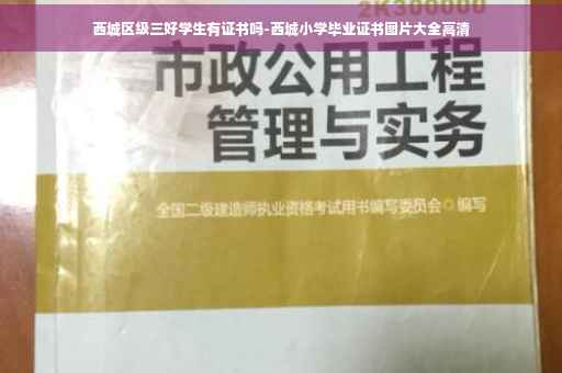 西城区级三好学生有证书吗-西城小学毕业证书图片大全高清