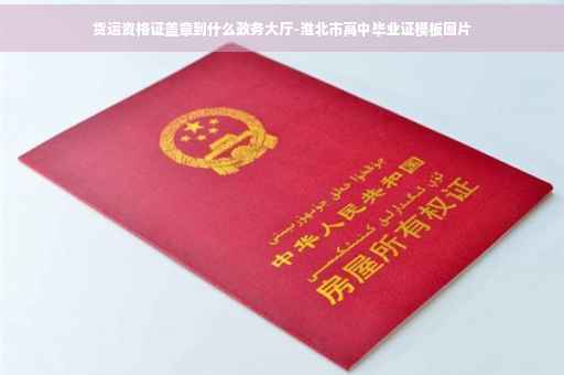 货运资格证盖章到什么政务大厅-淮北市高中毕业证模板图片