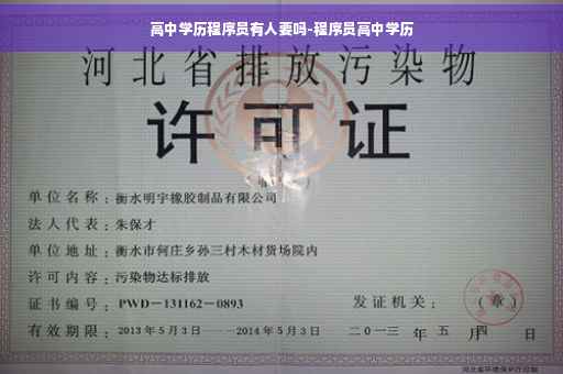 高中学历程序员有人要吗-程序员高中学历