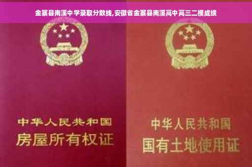 金寨县南溪中学录取分数线,安徽省金寨县南溪高中高三二模成绩