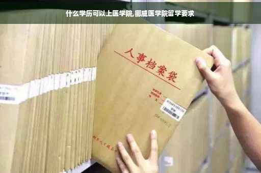 什么学历可以上医学院,挪威医学院留学要求