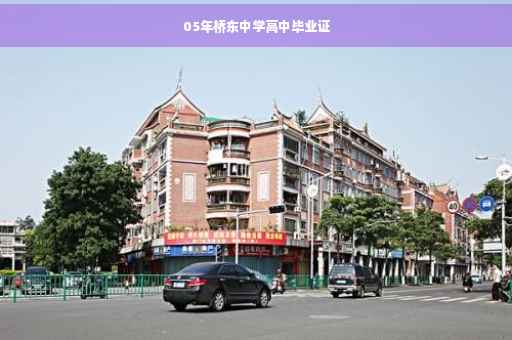 05年桥东中学高中毕业证