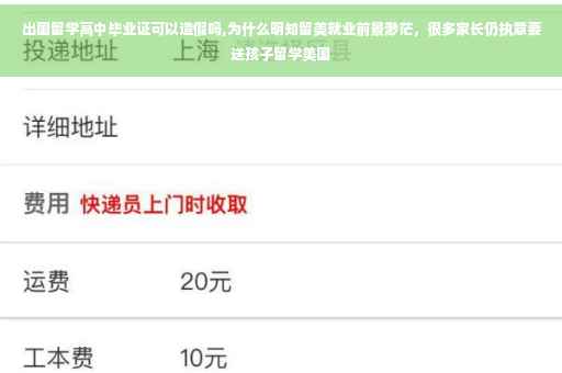 出国留学高中毕业证可以造假吗,为什么明知留美就业前景渺茫，很多家长仍执意要送孩子留学美国