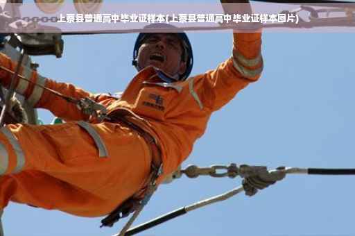 上蔡县普通高中毕业证样本(上蔡县普通高中毕业证样本图片)