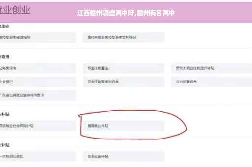 江西赣州哪些高中好,赣州有名高中