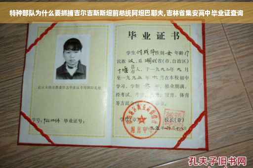 特种部队为什么要抓捕吉尔吉斯斯坦前总统阿坦巴耶夫,吉林省集安高中毕业证查询