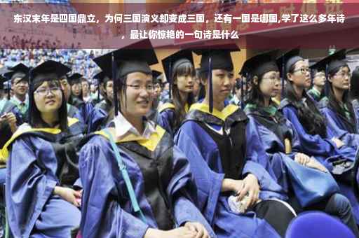 东汉末年是四国鼎立，为何三国演义却变成三国，还有一国是哪国,学了这么多年诗，最让你惊艳的一句诗是什么