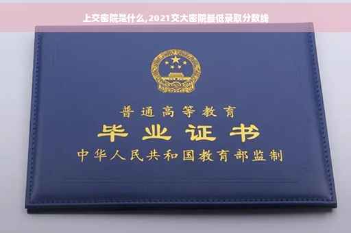 上交密院是什么,2021交大密院最低录取分数线