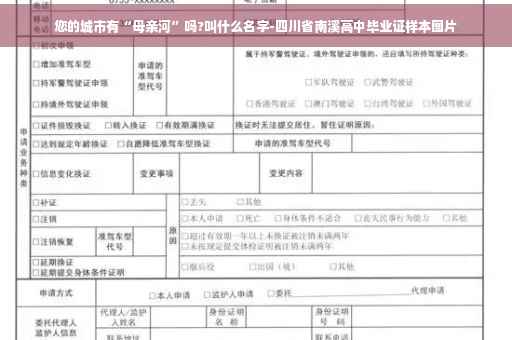 您的城市有“母亲河”吗?叫什么名字-四川省南溪高中毕业证样本图片