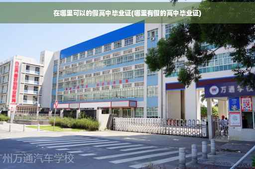 在哪里可以的假高中毕业证(哪里有假的高中毕业证)