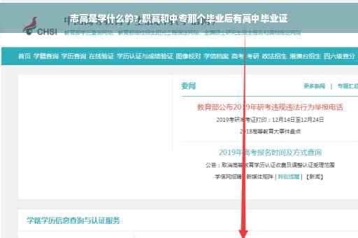 志高是学什么的?,职高和中专那个毕业后有高中毕业证