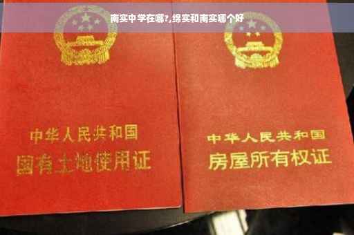 南实中学在哪?,绵实和南实哪个好