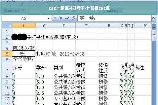 cad一级证书好考不-计算机cac证