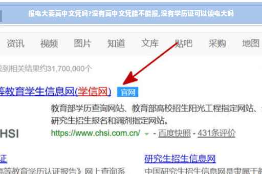 报电大要高中文凭吗?没有高中文凭能不能报,没有学历证可以读电大吗