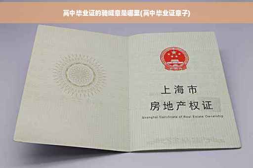 高中毕业证的骑缝章是哪里(高中毕业证章子)