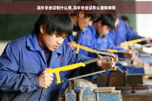 高中毕业证有什么用,高中毕业证怎么查有啥用