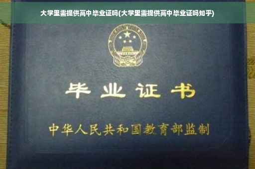 大学里需提供高中毕业证吗(大学里需提供高中毕业证吗知乎)
