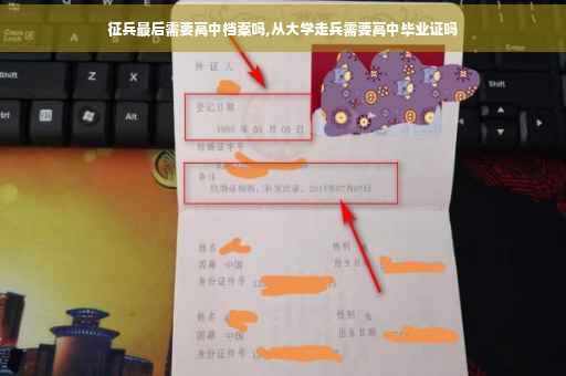 征兵最后需要高中档案吗,从大学走兵需要高中毕业证吗