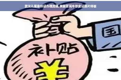 武汉儿童身份证办理流程,黄陂区高中毕业证图片样板