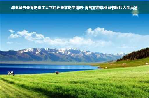 毕业证书是青岛理工大学的还是琴岛学院的-青岛旅游毕业证书图片大全高清