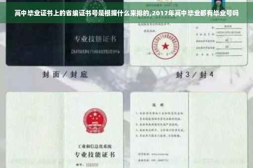 高中毕业证书上的省编证书号是根据什么来排的,2017年高中毕业都有毕业号吗
