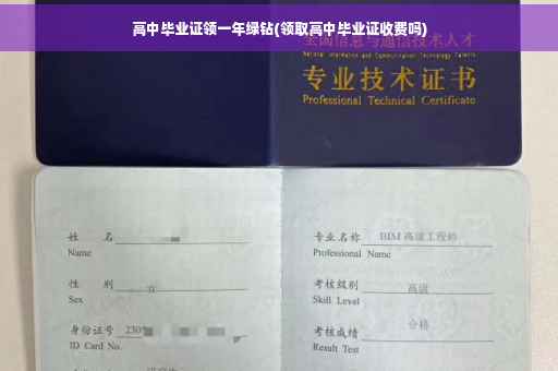 高中毕业证领一年绿钻(领取高中毕业证收费吗)