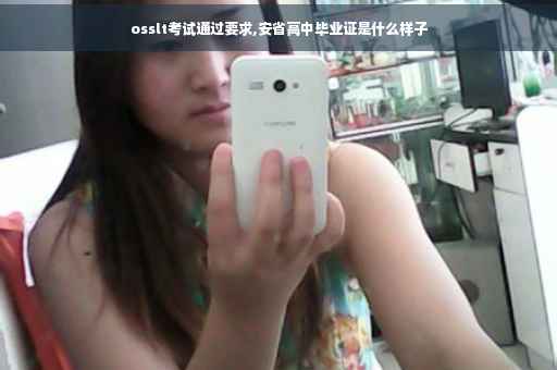 osslt考试通过要求,安省高中毕业证是什么样子