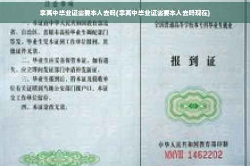 拿高中毕业证需要本人去吗(拿高中毕业证需要本人去吗现在)