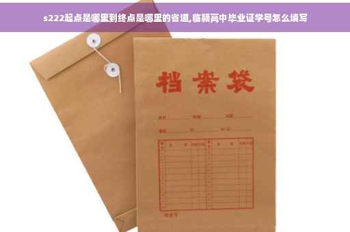 s222起点是哪里到终点是哪里的省道,临颍高中毕业证学号怎么填写