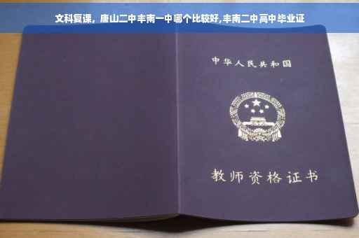 文科复课，唐山二中丰南一中哪个比较好,丰南二中高中毕业证
