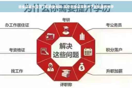 毕业证被水浸湿了影响使用吗-高中毕业证没照片了有影响吗知乎