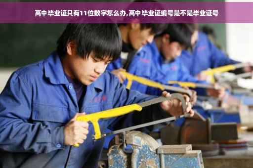 高中毕业证只有11位数字怎么办,高中毕业证编号是不是毕业证号
