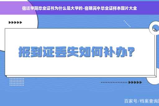 宿迁学院毕业证书为什么是大学的-宿豫高中毕业证样本图片大全