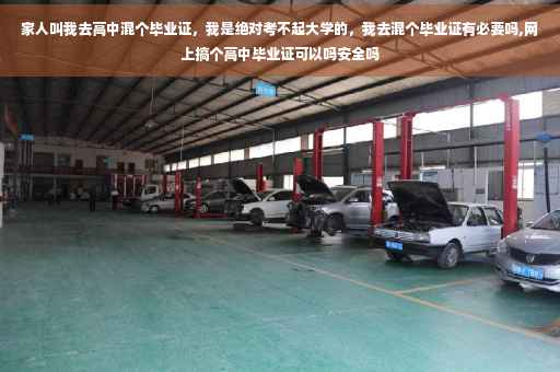 家人叫我去高中混个毕业证，我是绝对考不起大学的，我去混个毕业证有必要吗,网上搞个高中毕业证可以吗安全吗