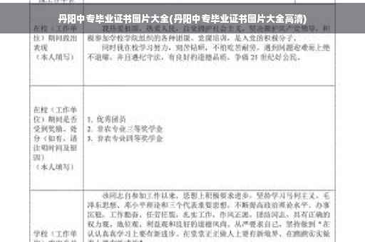 丹阳中专毕业证书图片大全(丹阳中专毕业证书图片大全高清)