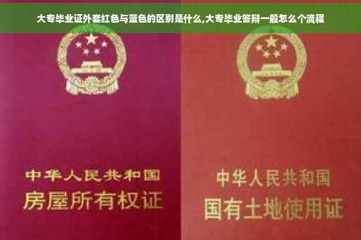 大专毕业证外套红色与蓝色的区别是什么,大专毕业答辩一般怎么个流程