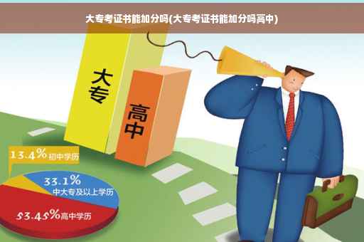 大专考证书能加分吗(大专考证书能加分吗高中)