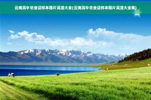 云南高中毕业证样本图片高清大全(云南高中毕业证样本图片高清大全集)